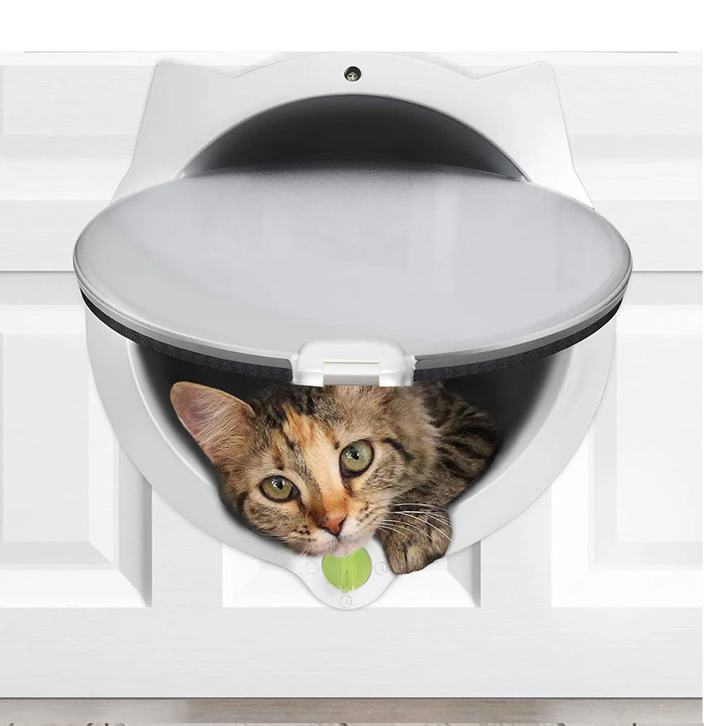 Porta para Gatos e Cães para Porta de Vidro, Acesso Livre para Gatos e Filhotes, Porta Automática para Animais de Estimação, Fácil Instalação, Porta de Entrada e Saída para Pequenos Animais