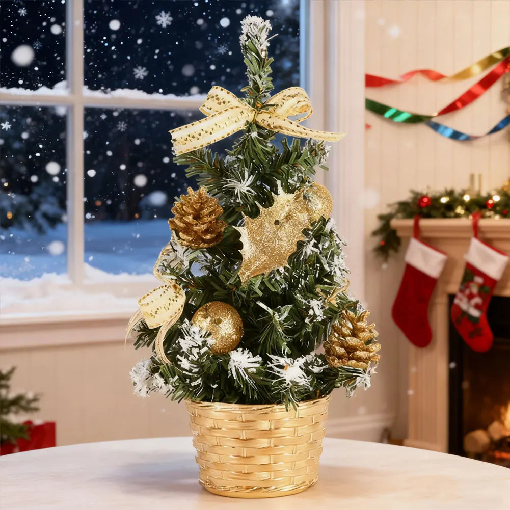Árvore de Natal LED de 20/30/40cm para Decoração de Casa, Quarto e Festas, Árvore de Natal Artificial, Presente de Ano Novo para Crianças DIY ﻿