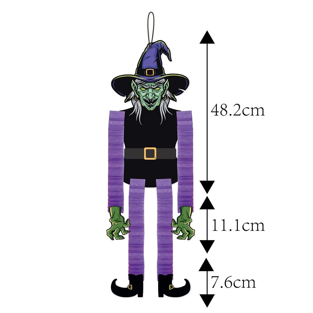 Decorações de Halloween para Pendurar: Abóboras, Bruxas, Gatos, Vampiros – Enfeites para Festas de Doçura ou Travessura, Decorações Internas e Externas para Jardim, Portas e Paredes - Kasa & Pet