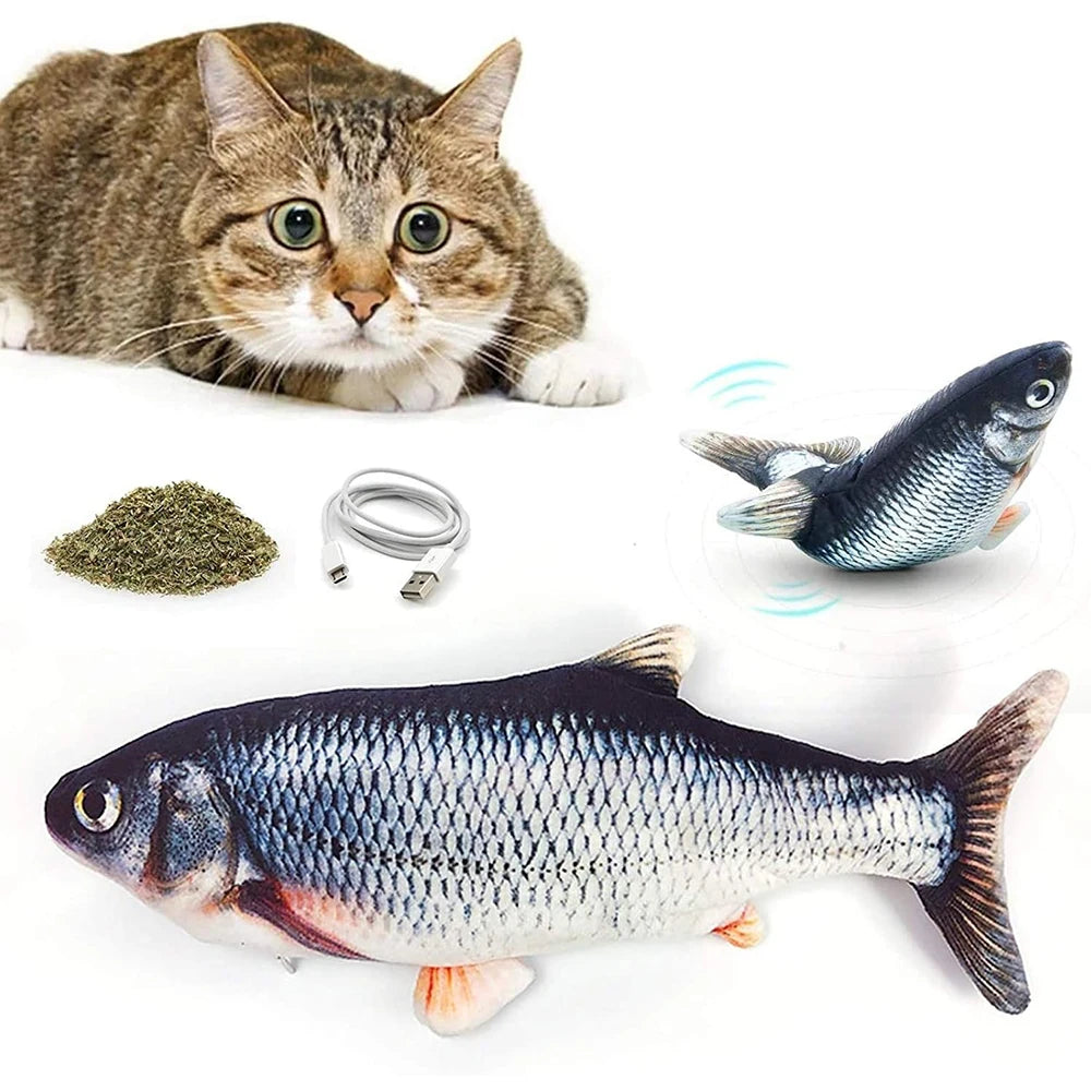 Brinquedo Interativo Para Gato Com Carregamento USB, Som Realista E Bola Automática Para Estimulação Física