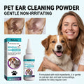 Pó de Limpeza de Ouvidos para Cães e Gatos, Pó Profissional para Remoção de Pelos dos Ouvidos, Alivia Coceira, Mantém Seco, Suprimentos para Cuidado dos Ouvidos de Animais de Estimação