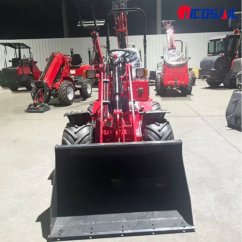 Carregadeira Diesel EPA EURO 5 de 2 Toneladas, Mini Carregadeira com Balde Telescópico, Preços de Máquinas Compactas