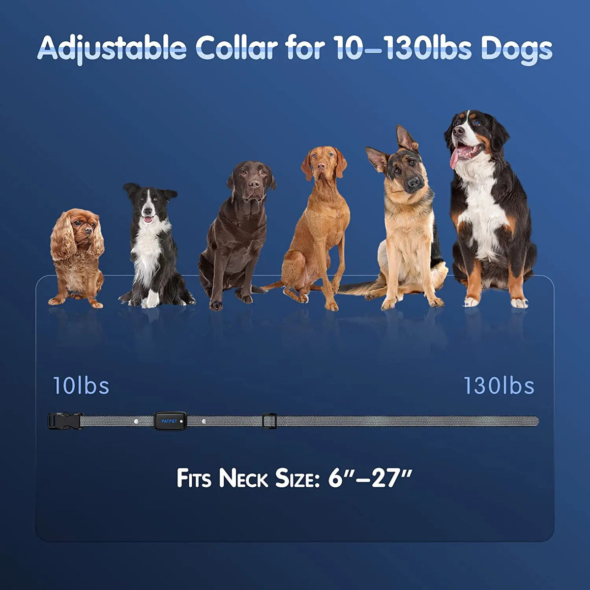 Coleira eletrônica para treinamento de cachorro, recarregável, LCD, choque remoto, animal de estimação, filhote de cachorro, treinador à prova d'água