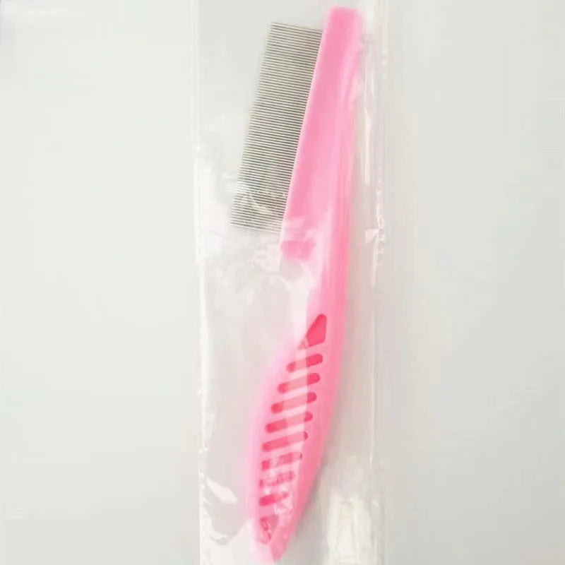 1/2 Peça Pente para Queda de Pelos de Animais de Estimação em Aço Inoxidável, Pente Antipulgas para Gatos e Cães, Pente de Higiene para Pelos e Pulgas, Escova para Cães, Ferramentas de Higiene