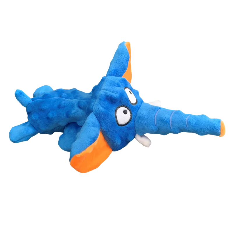 Brinquedos de Pelúcia Pequenos para Cães, Brinquedo Durável em Forma de Elefante com Som, Brinquedo Interativo Indestrutível para Cães, Suprimentos para Filhotes