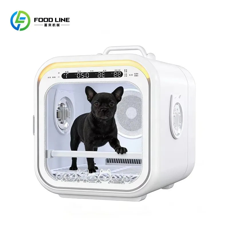 Secador de Pelos para Cães e Gatos, Soprador Potente para Tosa, Motor Silencioso, Múltiplas Configurações de Velocidade, Secagem Rápida para Pelos Grossos e Longos