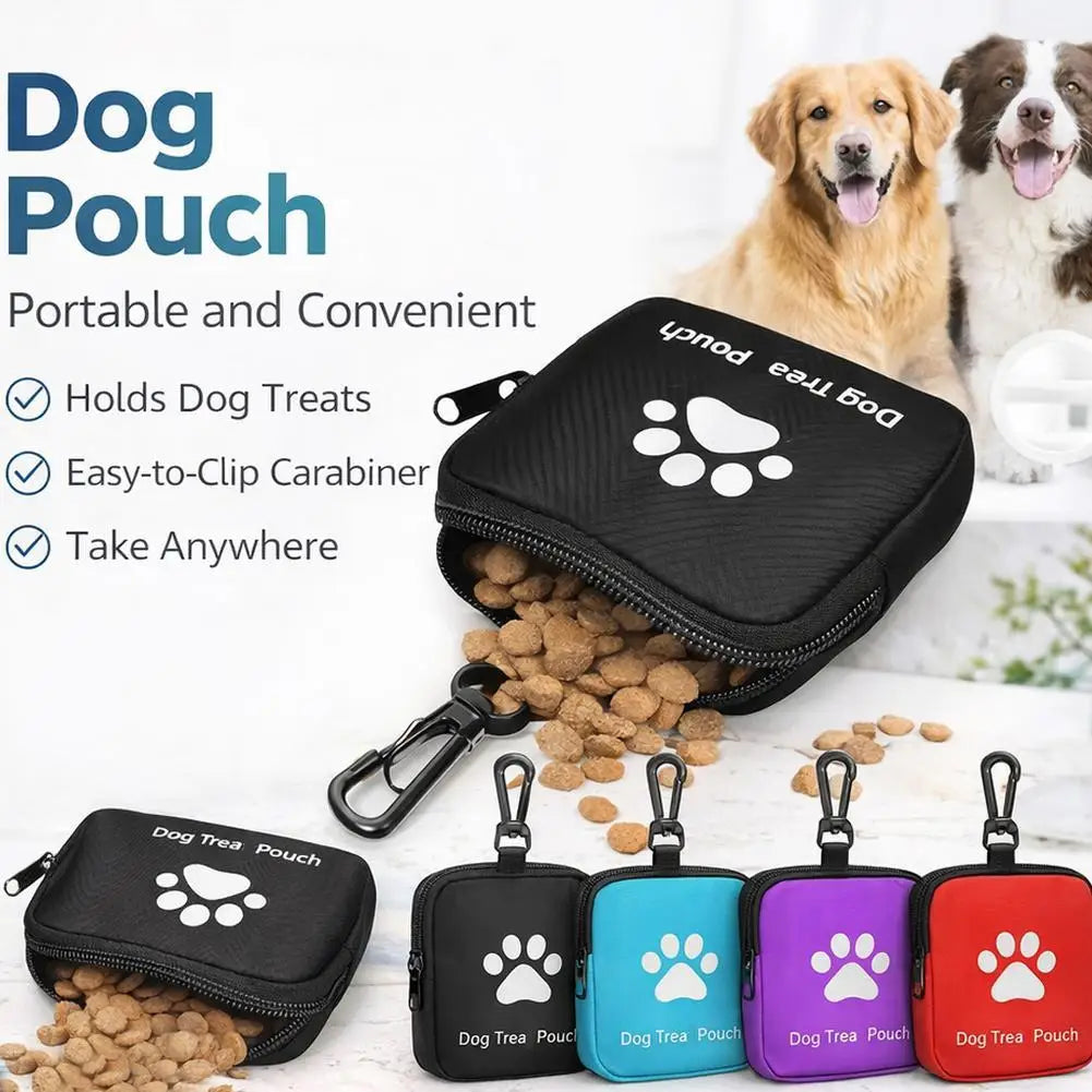 1 unidade Bolsa Portátil para Petiscos de Cães, Pochete de Cintura para Passeio e Treinamento ao Ar Livre, Bolso de Armazenamento de Alimentos