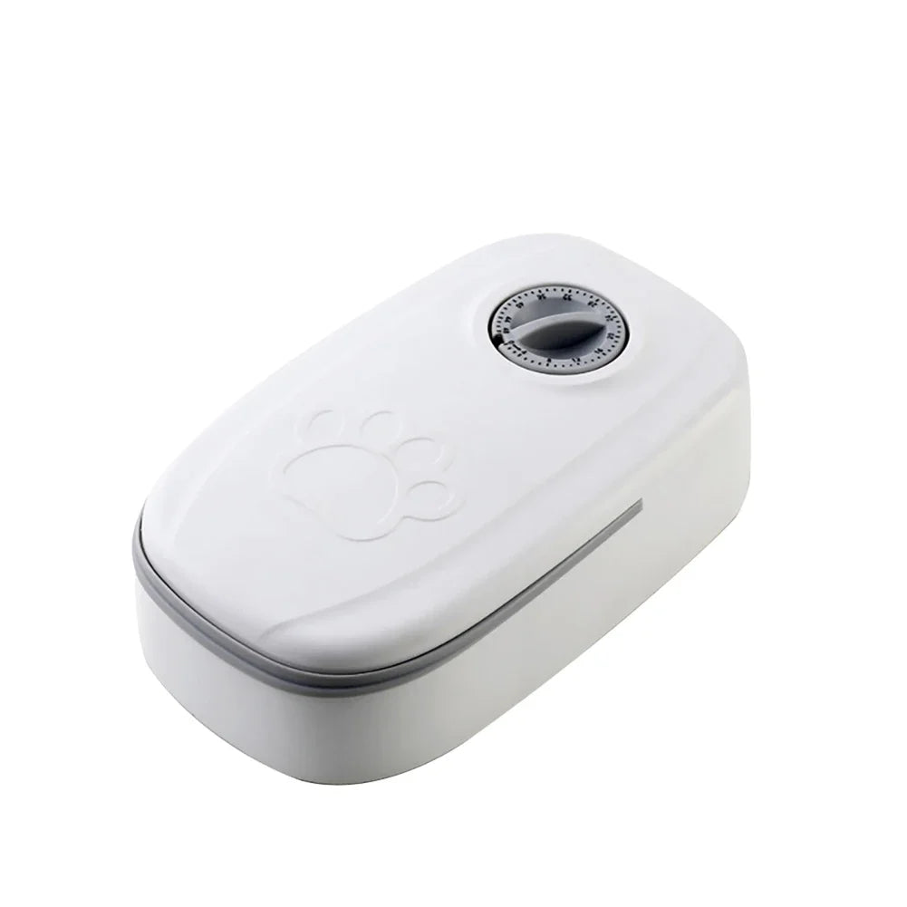 Alimentador automático para gatos, dispensador cronometrado de comida para animais de estimação para alimentos secos e molhados, 48 horas cronometradas, alimentador inteligente para gatos, cães, produtos para animais de e