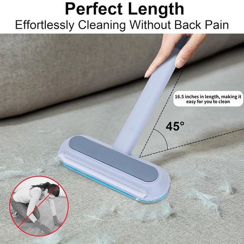 Removedor de Pelos de Animais, Ferramenta Reutilizável Quatro em Um para Remoção de Pelos de Cães e Gatos - Adequado para Sofás, Carpetes e Assentos de Carro