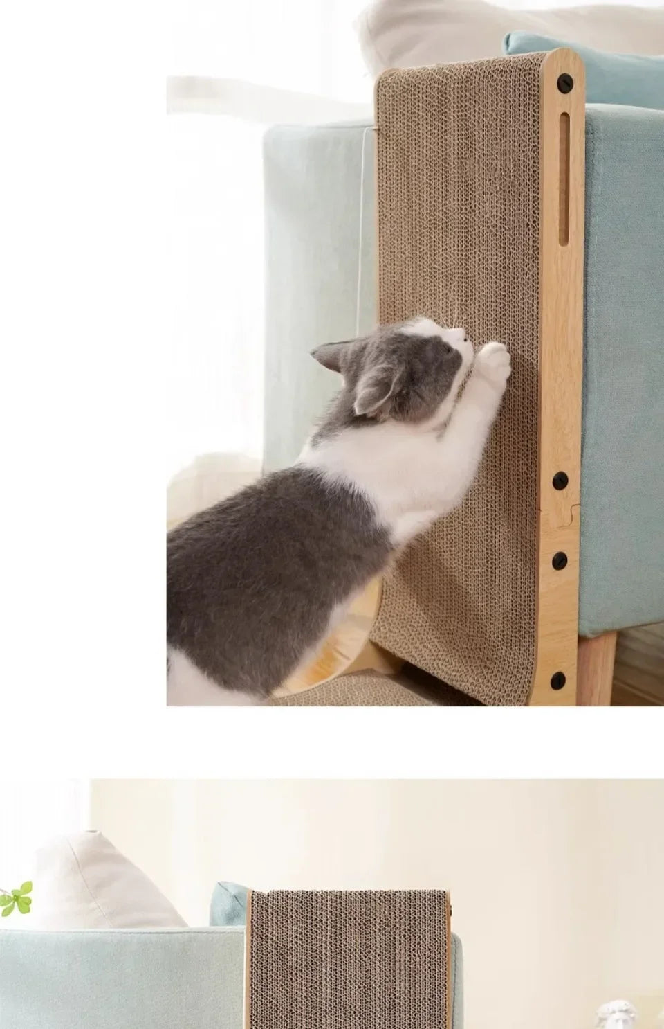 Raspador para gatos, papelão grande/pequeno em forma de l, resistente ao desgaste, resistente a arranhões, poste de arranhar, brinquedo para gatos, animais de estimação, acessórios para gatos