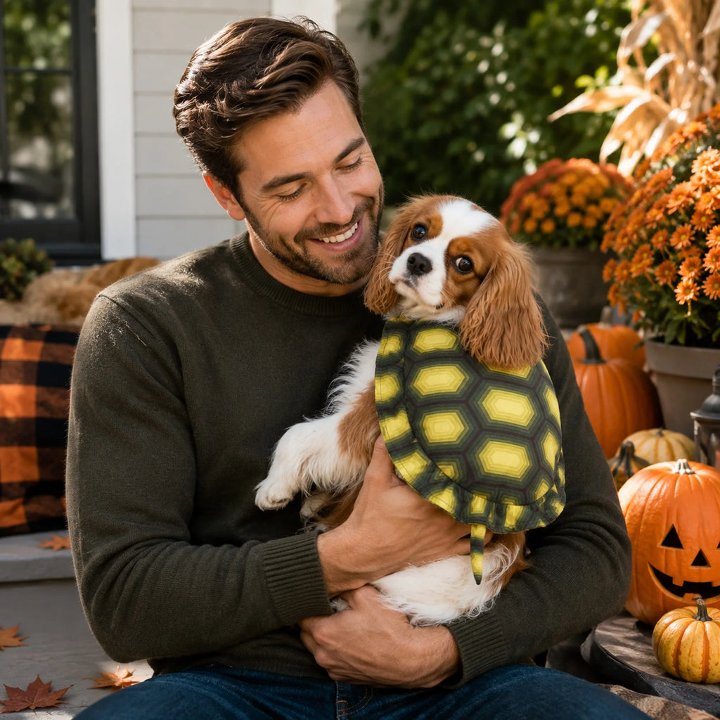 Fantasia de Tartaruga para Animais de Estimação de Halloween, para Pequenos Animais, Gatos e Cães, Roupa Ajustável para Festa de Animais de Estimação, Vestido para Festa de Feriado