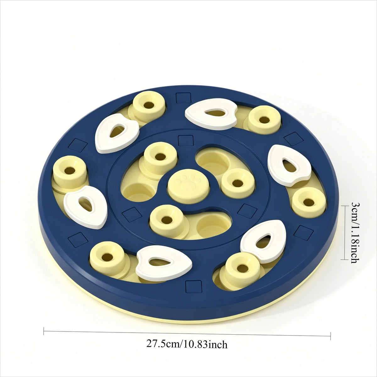 Brinquedo Labirinto Deslizante Multicamadas para Pets: Comedouro Lento, Tabuleiro de Busca de Alimentos, Anti-Engasgo