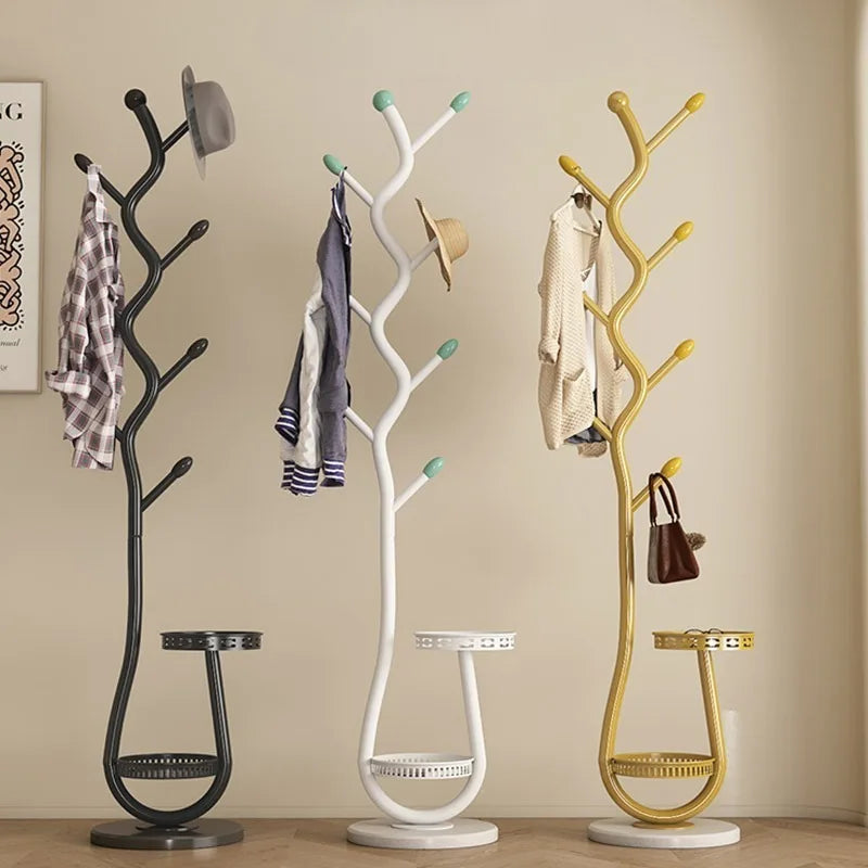 Cabide removível para sala de estar, rack de secagem de pólo único doméstico, suporte para bolsa suspensa de ramo de quarto, cabide suspenso de ardósia francesa