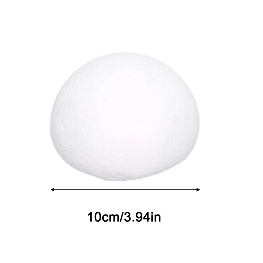 7.5/8/9/10/12/15cm meia redonda poliestireno bolas de espuma para diy natal crianças pintadas festa de casamento bolas de flores decoração