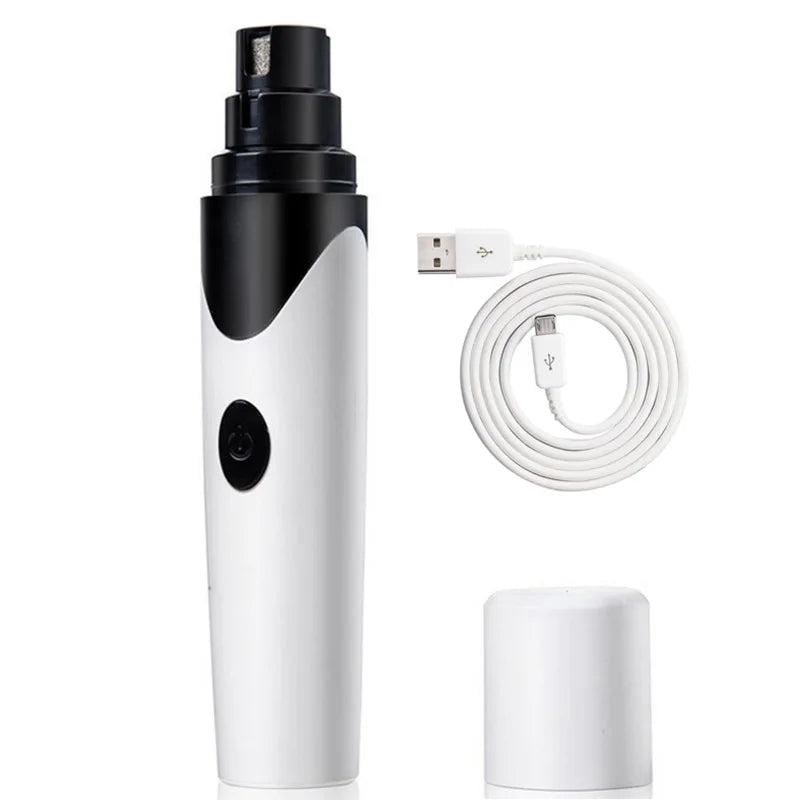 Grande Cortador de Unhas Elétrico para Animais de Estimação, Lixadeira de Unhas para Cães e Gatos, Aparador de Unhas para Higiene e Limpeza de Pets