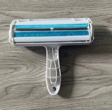 Removedor de pelos de animais lavável e reutilizável, portátil, para remover rapidamente pelos soltos de animais em tecidos.