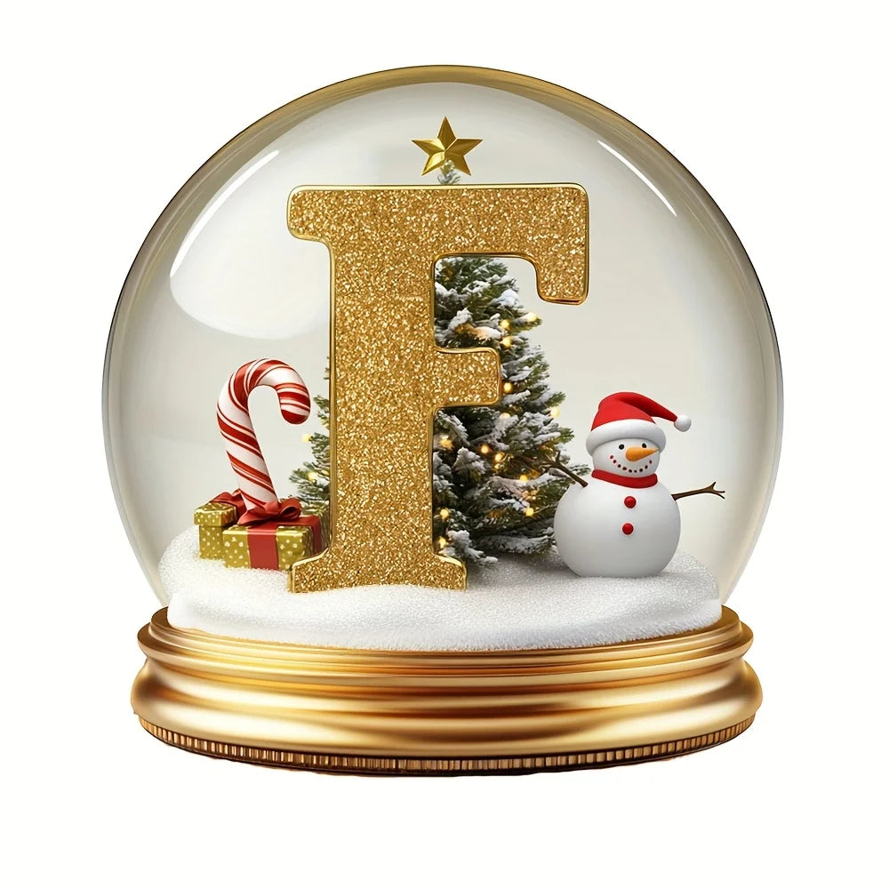 Decorações de árvore de natal letras mistas ornamento de mesa família retrato decoração fazenda férias decoração de mesa acrílico