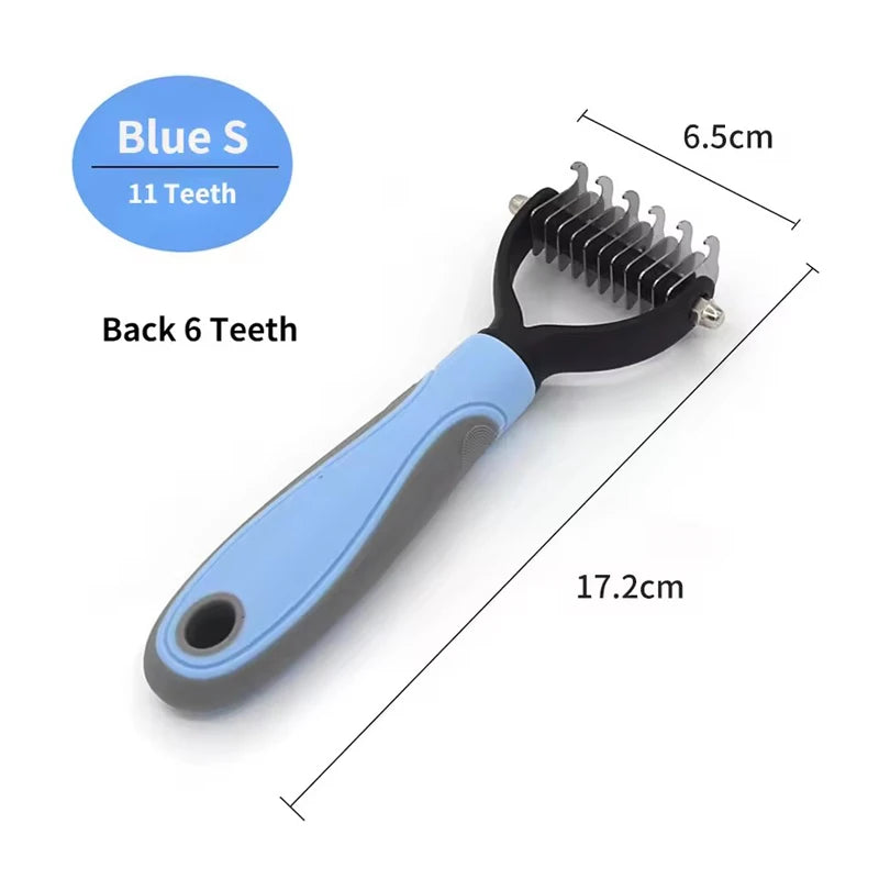 Escova para Remover Pelos de Animais de Estimação, Pente para Cães e Gatos, Removedor de Subpelo, Ferramenta para Cortar Nós, para Remoção de Pelos de Filhotes, Suprimentos para Animais de Estimação Kasa & Pet