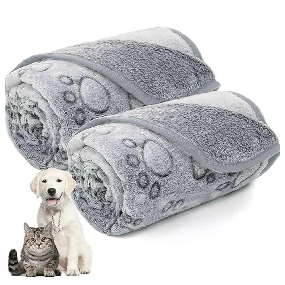Cobertor macio de inverno para cães lavável, cobertor para gatos para gatos internos, tapete grande, médio e pequeno, presentes para cachorros, cama essencial (cinza)