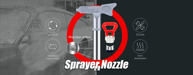 Alta Pressão Airless Pintura Pistola, 517 Ponta De Pulverização, protetor do bocal para Wagner Titan Bomba, máquina de pulverização