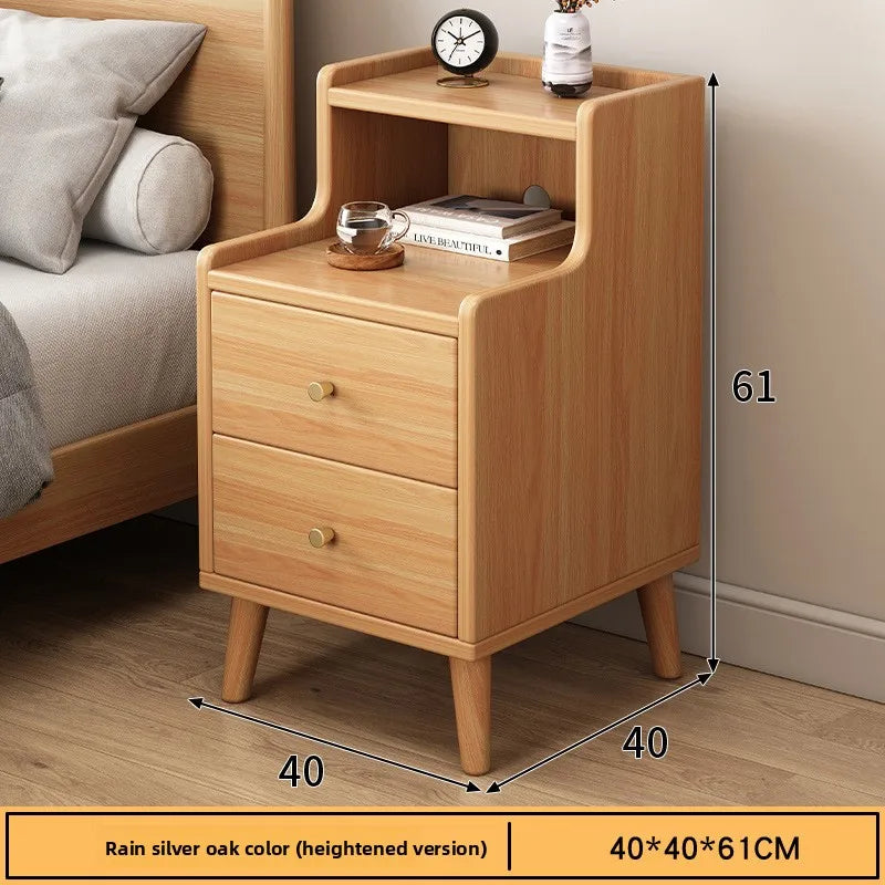 Mesa de Cabeceira Multifuncional para Casa, Armário Estreito de Armazenamento para Quarto Pequeno, Armário de Cabeceira Kasa & Pet