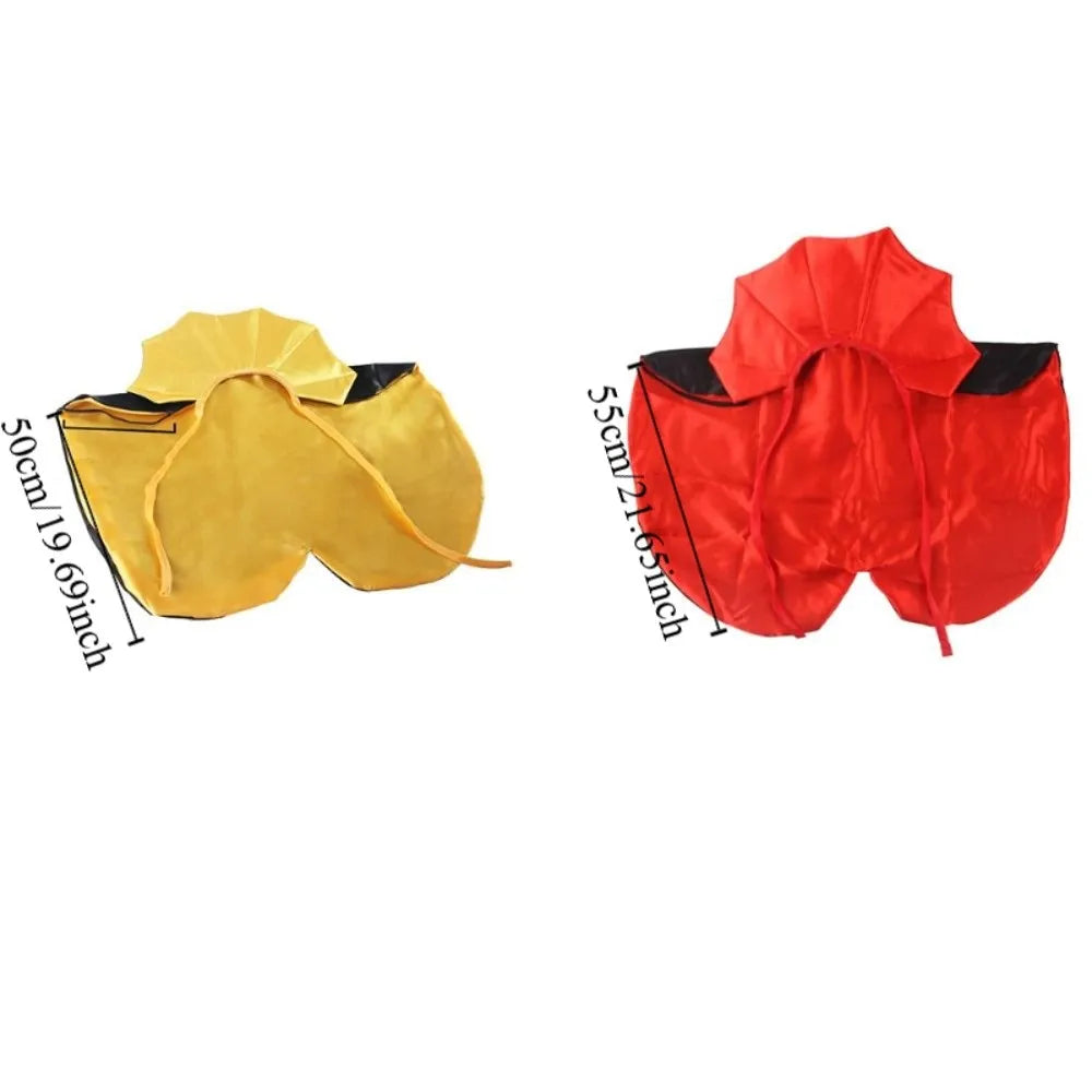 Fantasia de Halloween para Animais de Estimação com Gola Alta, Capa de Cosplay para Gato Confortável e Ajustável, Tecido Macio, Acessórios para Animais de Estimação, Vestido para Filhotes e Gatinhos para Festas