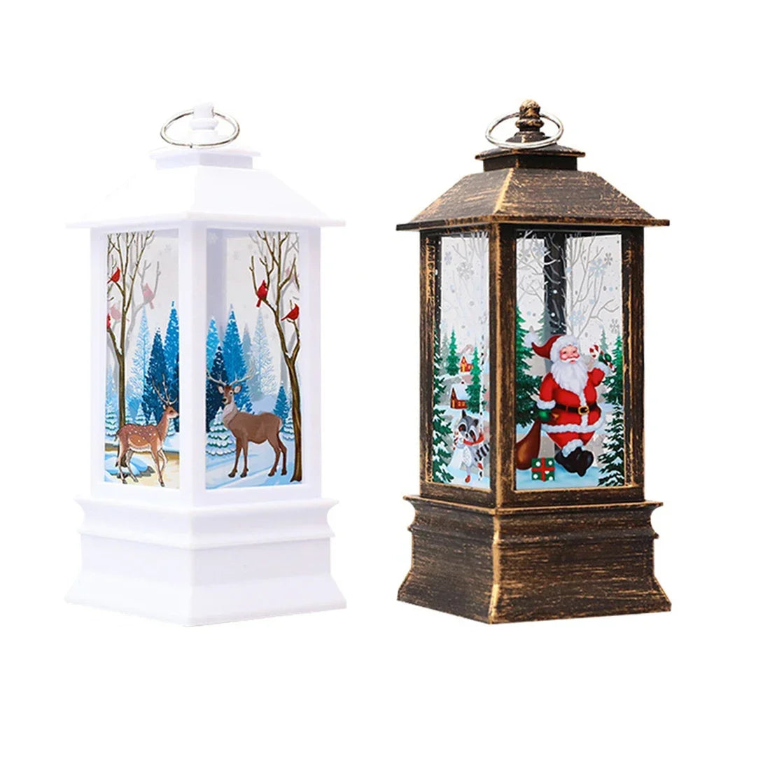 Natal santa lanterna luzes de vento feliz natal decoração para casa natal navidad 2022 ornamentos de natal presentes ano novo 2023