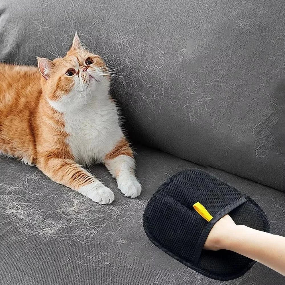 Luva Removedora de Pelos de Animais, Portátil e Lavável