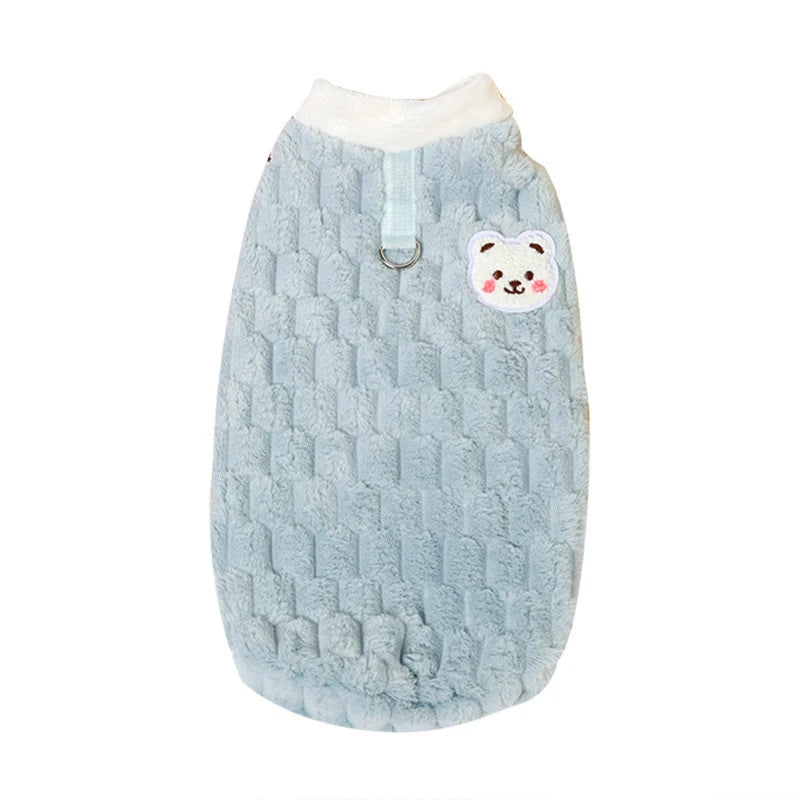 Inverno pet cão colete jaqueta de lã quente roupas para cães moda filhote de cachorro casaco macio gato jaqueta para animais de estimação casaco chihuahua trajes para cães
