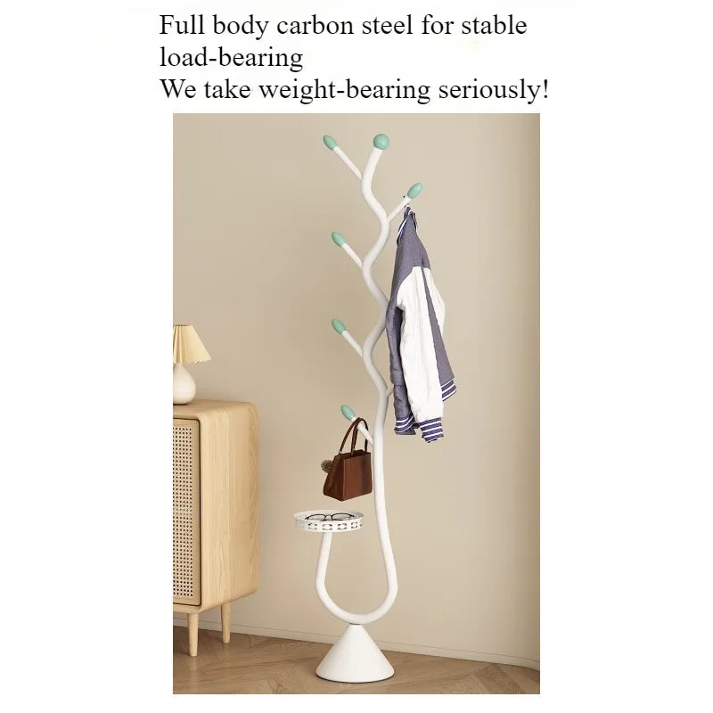 Cabide removível para sala de estar, rack de secagem de pólo único doméstico, suporte para bolsa suspensa de ramo de quarto, cabide suspenso de ardósia francesa
