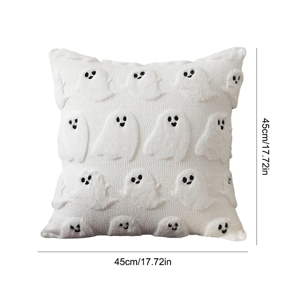 Decoração de halloween para casa dos desenhos animados abóbora morcego fantasma fronha horror macio fronha fontes festa haloween casa ornamento