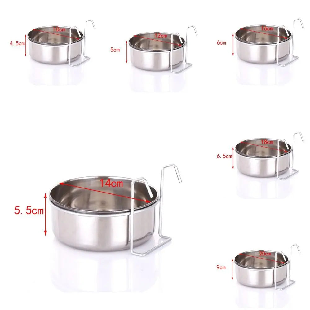 Comedouro Portátil Suspenso para Cães e Gatos, Tigela de Viagem para Ração e Água, Utensílio de Alimentação para Animais de Estimação