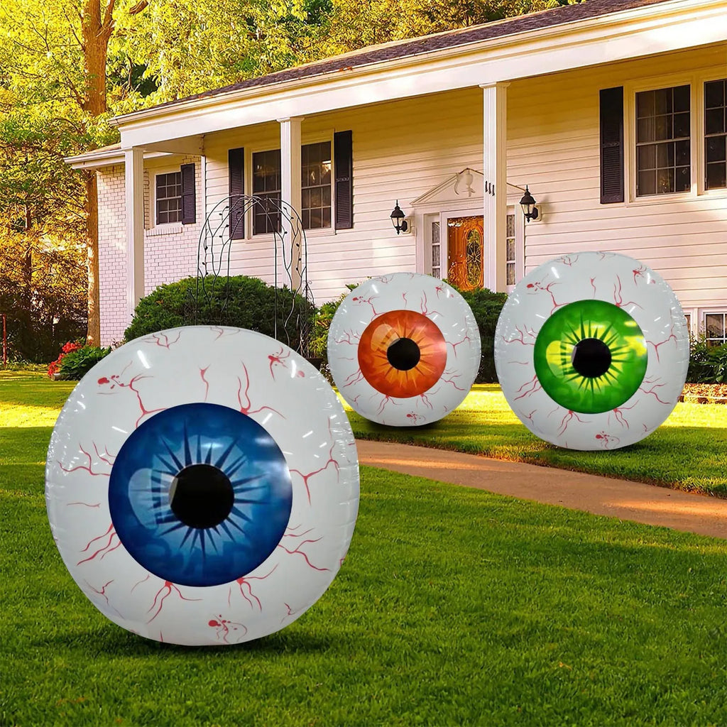 Halloween inflável globo ocular decorações bloodshot globos oculares interior ao ar livre e jardim decorações de halloween