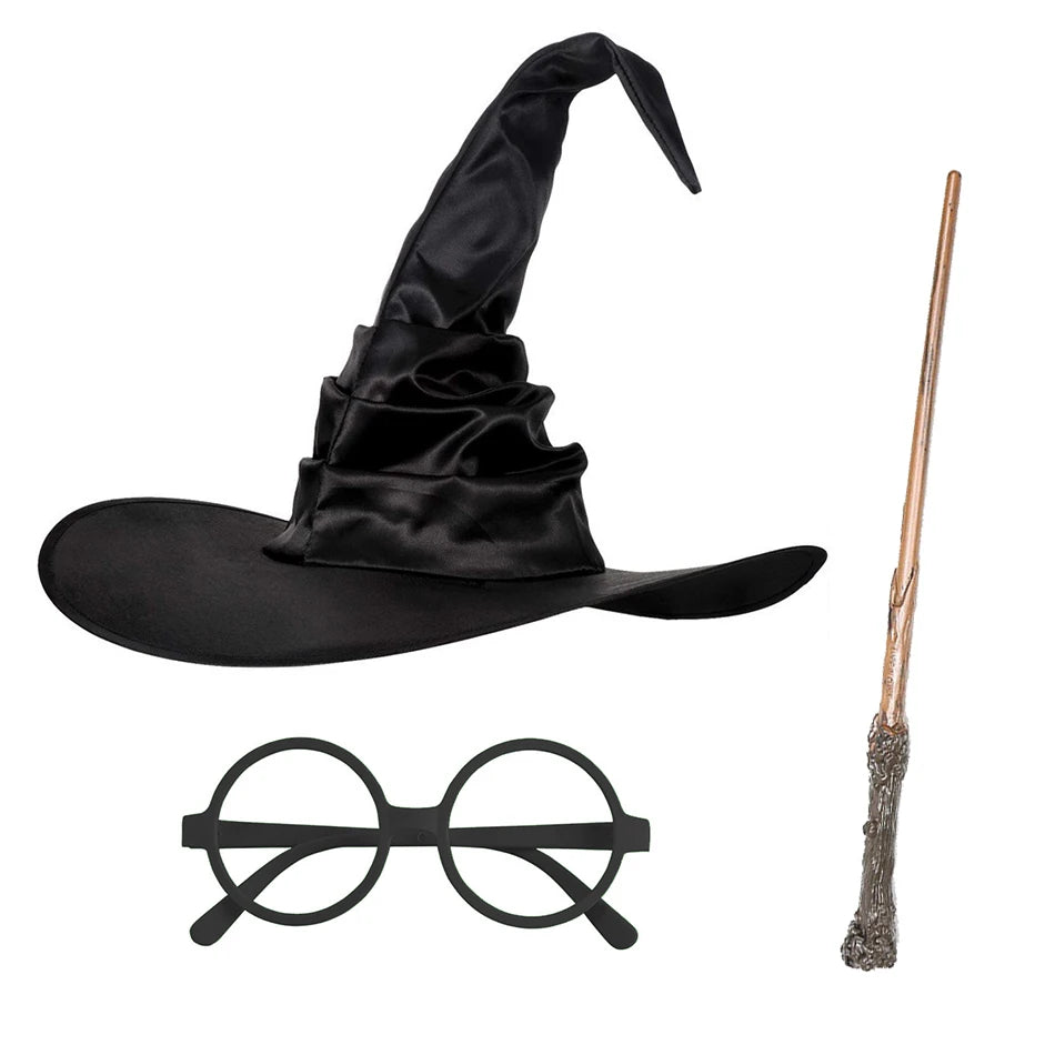 Meninas assistente escola cosplay vestido com capa uniforme da academia mágica para o dia das bruxas crianças bruxa role play festa traje carnaval