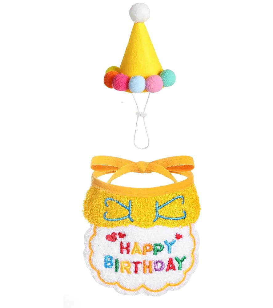 Chapéu de Festa para Animais de Pelúcia, Chapéus de Aniversário para Cães, Gatos, Coelhos, Filhotes, e Roupas para Gansos, Decoração de Patos de Plástico e Cimento Kasa & Pet