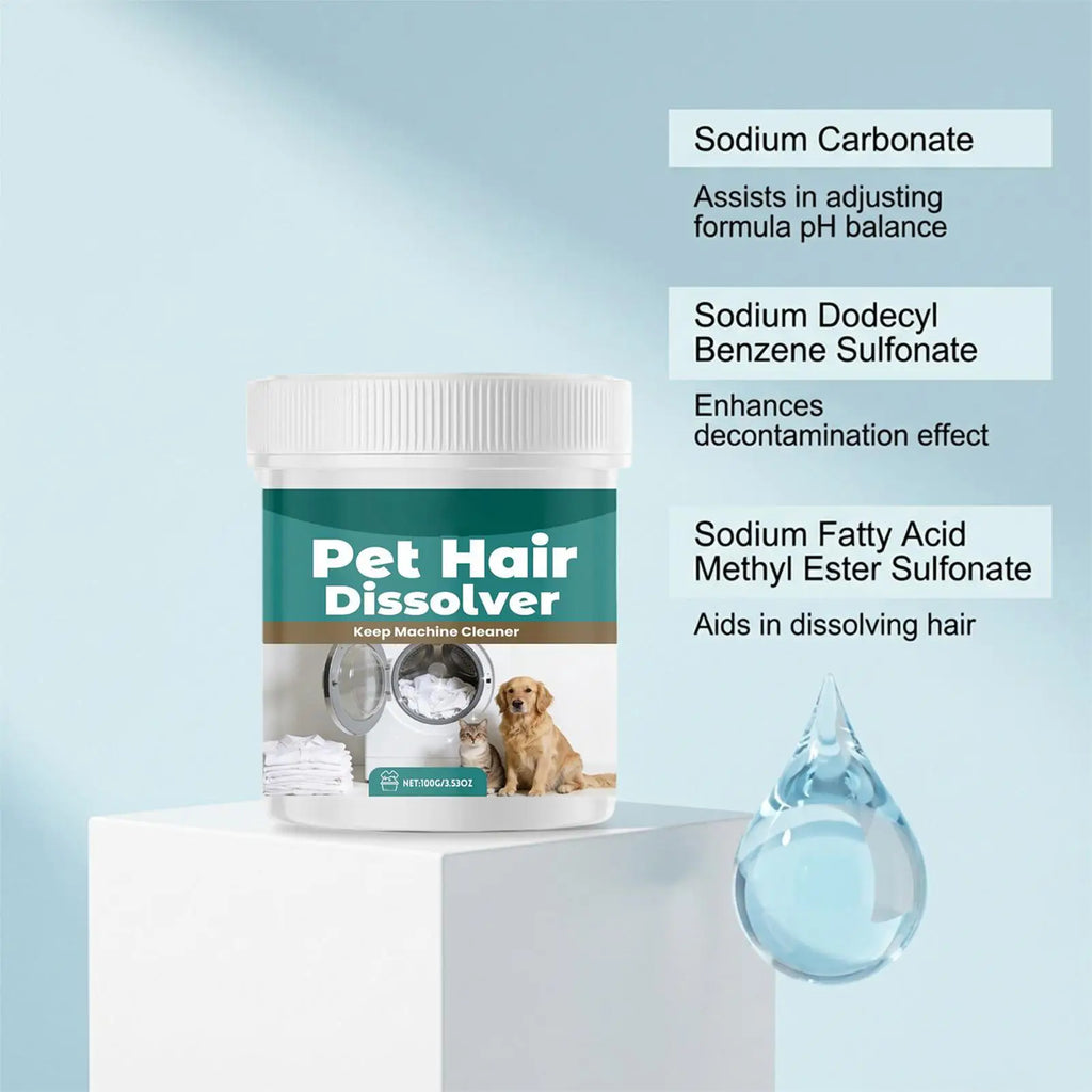 Removedor de Pelos de Animais para Lavanderia, Detergente Aditivo para Máquina de Lavar, Remove Pelos de Roupas, Carpete, Roupa de Cama, Tecido e Toalha