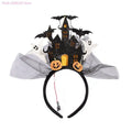 62KE Castelos assombrados Halloween acendem faixa cabelo LED brilhante para evento fantasia