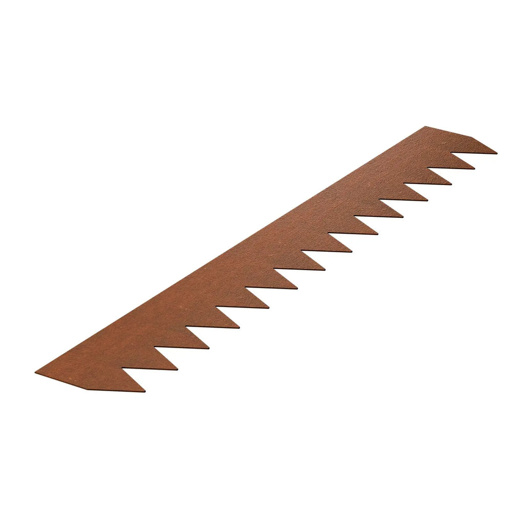 Pre-Rust Metal Landscape Edging 6 Packs 40 X 6 Weather Resistant Steel Garden Border Bendable Garden Tools