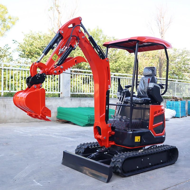 Mini Escavadeira de 1.8 Toneladas com Motor Kubota, Hidráulica, Pequena Escavadeira de Esteira, Certificação CE EPA EURO5 para Projetos de Agricultura e Reforma - Kasa & Pet