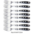 Clássico elegante conjunto de talheres de aço inoxidável garfo colher faca completa jantar garfo bife faca colher de chá criativo conjunto de louça