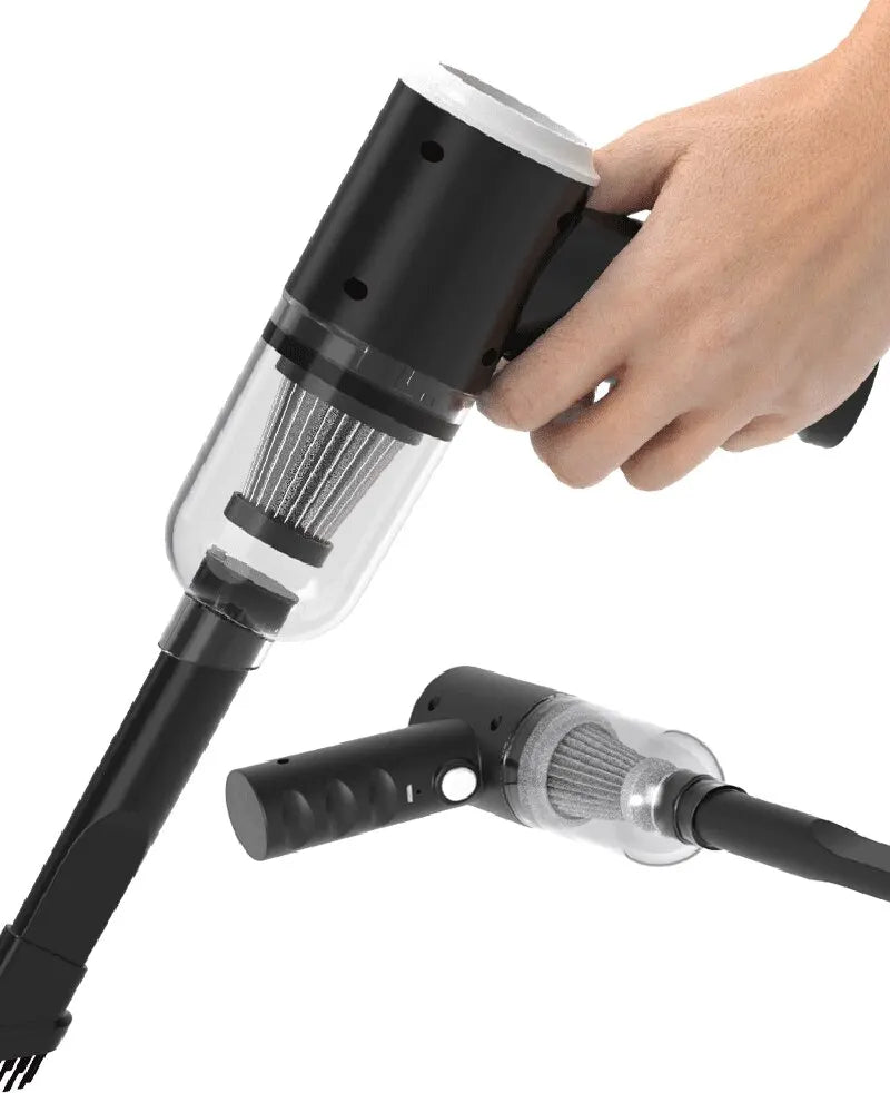 Aspirador de pó sem fio para carro, 9000pa, carregamento usb, 1200mah, aparelho de limpeza portátil, mini aspirador de pó molhado e seco doméstico
