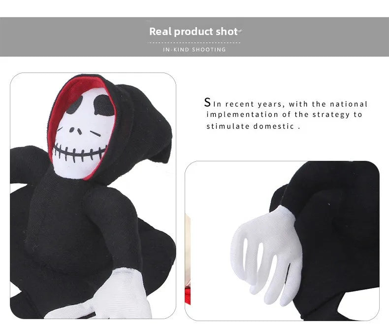 Halloween animal de estimação cosplay traje assustador boneca equitação roupa cão gato   Traje de Halloween para animais de estimação assustador vestir-se colete para cachorro de festa