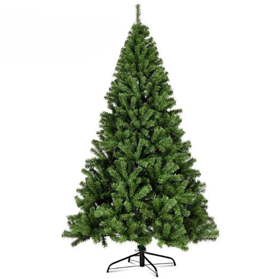 Árvore de natal em pvc criptografada, abeto artificial, árvore decorativa, interior e exterior, atmosfera de natal, peças de decoração, 0.9m ~ 3m