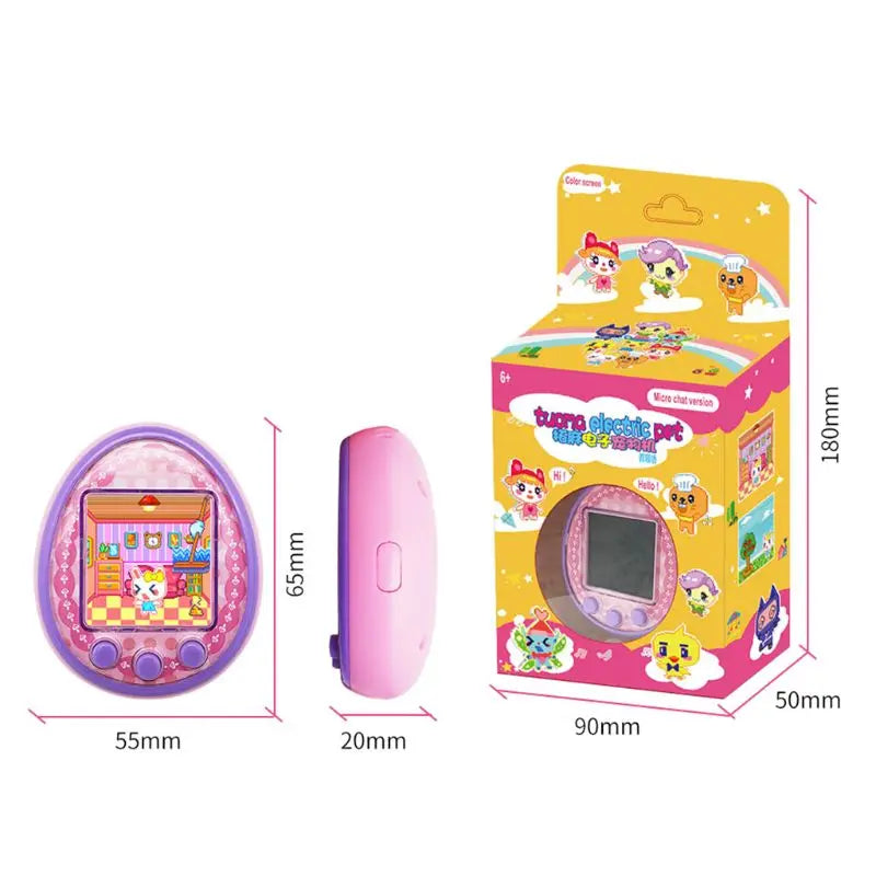 Mini animais estimação eletrônicos brinquedos 8 animais estimação 1 virtual cyber USB carregando micro chat pet