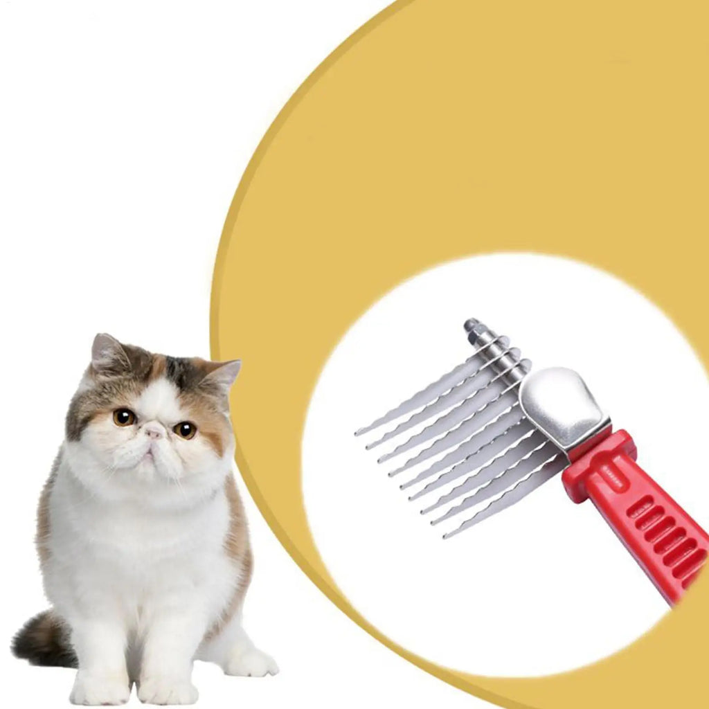 Escova Desembaraçadora para Pets, Escova de Tosa para Remoção de Pelos, Escova Suave para Desembaraçar Pelos, Ferramentas para Gatos, Uso Interno e Externo
