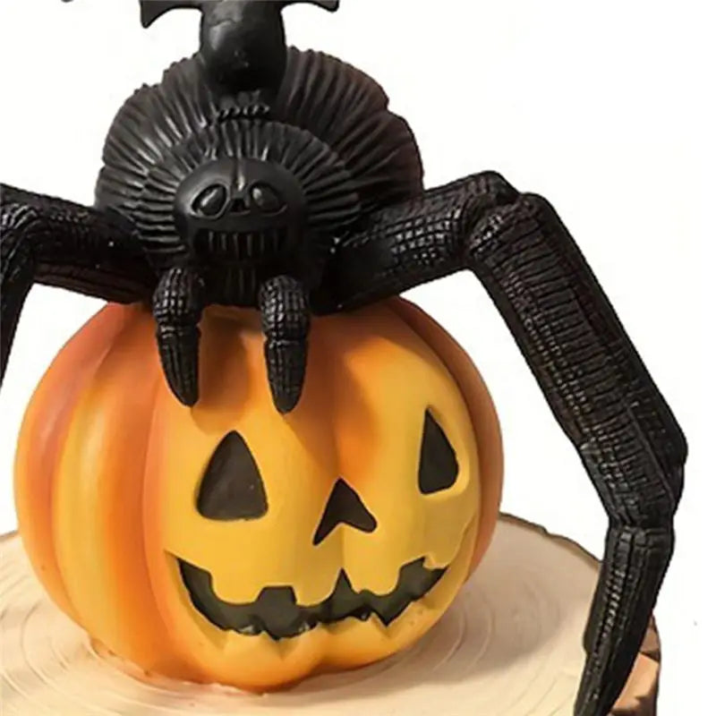 Decorações de Abóboras Aranhas ABKJ-Halloween para Decoração de Casa no Outono, Decoração de Mesa para Festas e Decorações de Feriados