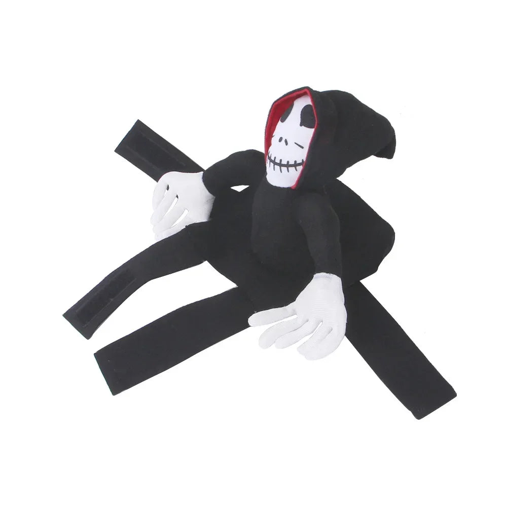 Fantasia de Halloween para Cães de Estimação, Estilo Esqueleto Ceifador, Roupa de Cosplay para Cães, Traje Engraçado para Cães de Médio e Grande Porte, Vestido de Festa para Cães