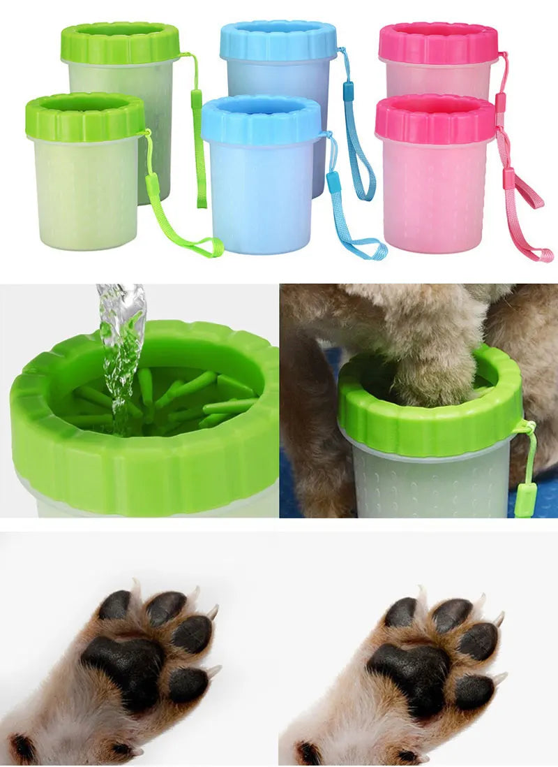 Copo de Lavagem de Patas para Cães e Gatos, Limpeza Automática de Patas, Sem Esfregar, Produtos para Animais de Estimação