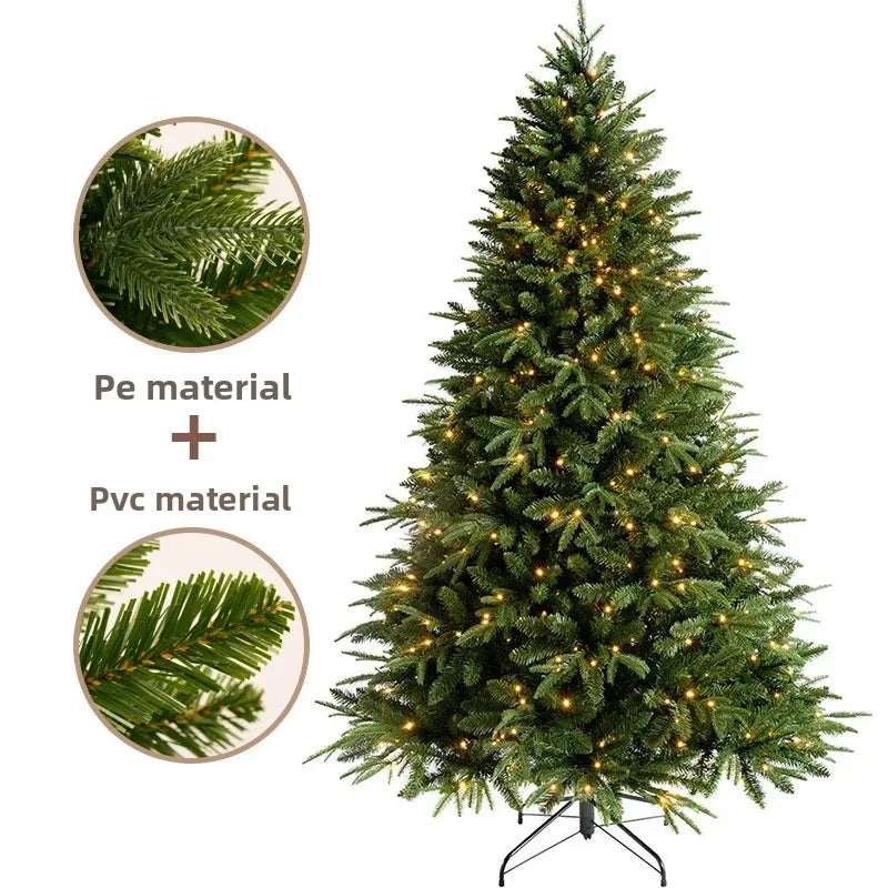 Decore a árvore de Natal em 2027. Material misto de PE de alta qualidade. Design Seguro. 1,2 a 2 metros. Ideal para encontros familiares.
