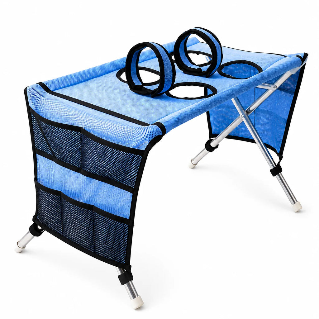 Mesa de Tosa para Cães e Gatos Pequenos, Suporte Portátil para Banho, Corte de Unhas, Corte de Pelos e Secagem com Soprador